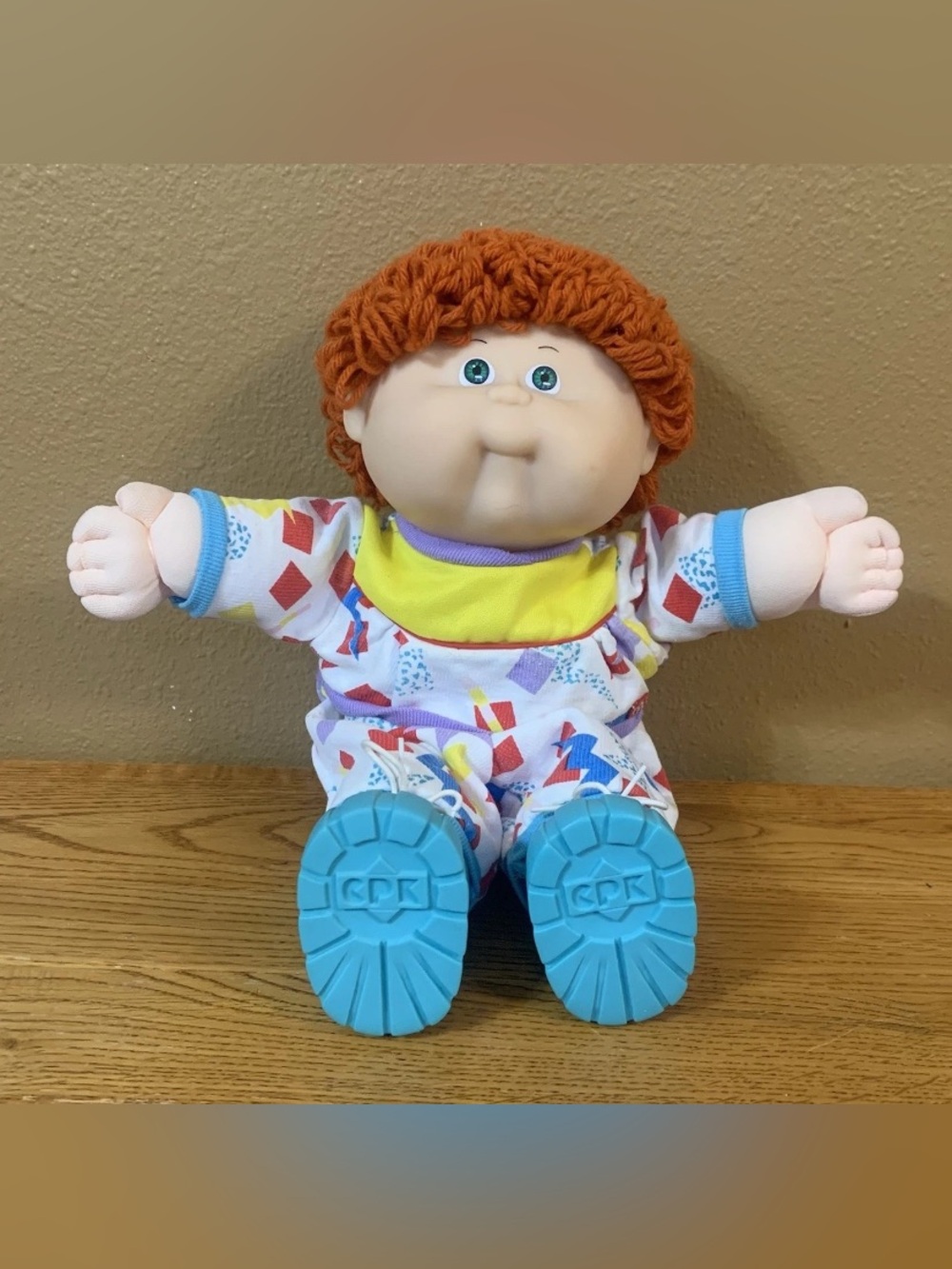 Vintage Cabbage Patch Kids Doll Toddler Boy With Red Hair HM20